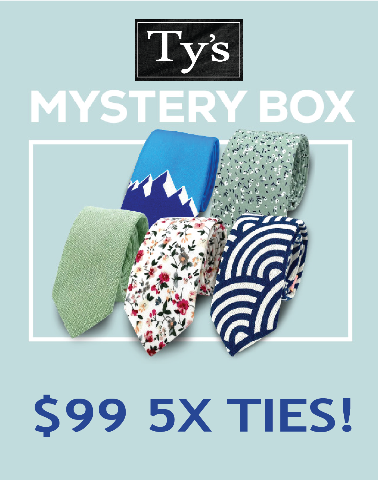 5 Ties Mystery Box