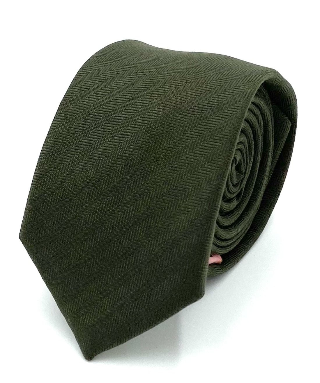 Ty's Olive Green Tie Cotton Tie