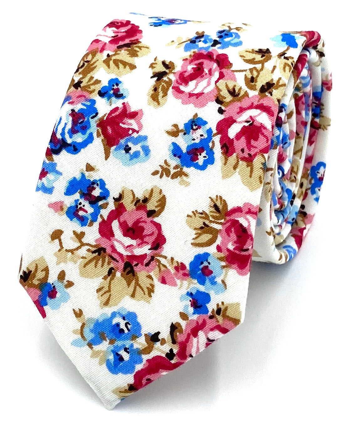 Ty's American Blossom - Patriotic Cotton Tie Cotton Tie