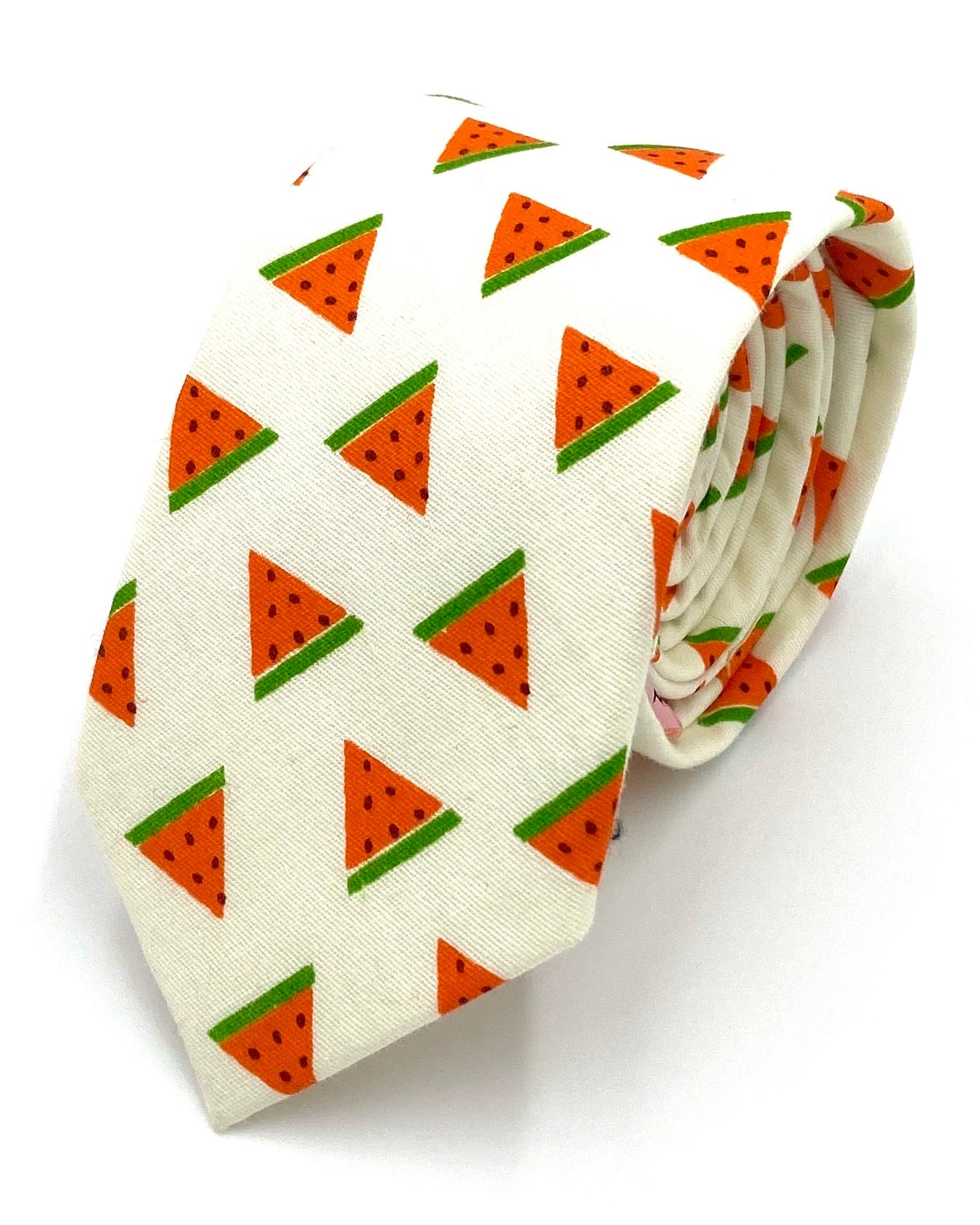 Ty's WaterMelón Tie | Fresh and Vibrant Summer Fashion Cotton Tie