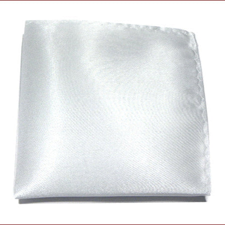 Ty's finishing-touch-pocket-square-collection White 