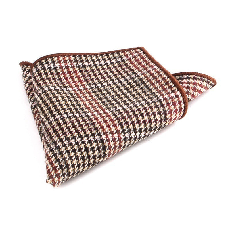 Ty's heritage-handkerchief-collection-pocket-square-perfection Brown Pattern 