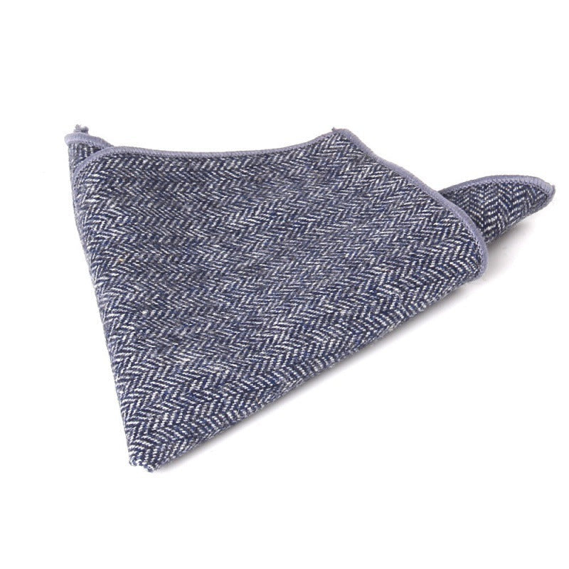Ty's heritage-handkerchief-collection-pocket-square-perfection Dark Blue 