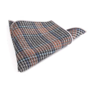 Ty's heritage-handkerchief-collection-pocket-square-perfection Dark Gray Plaid 