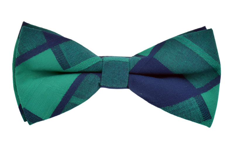 Ty's plaid-to-the-bown-bow-ties Green 