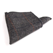 Ty's heritage-handkerchief-collection-pocket-square-perfection Black Speckled 