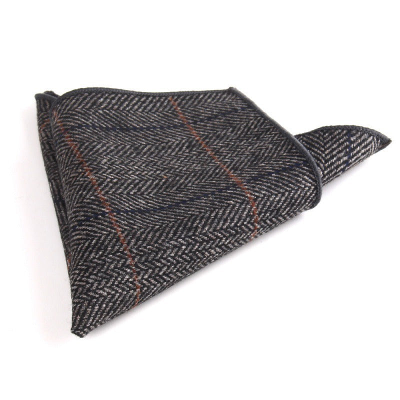 Ty's heritage-handkerchief-collection-pocket-square-perfection Black Speckled 