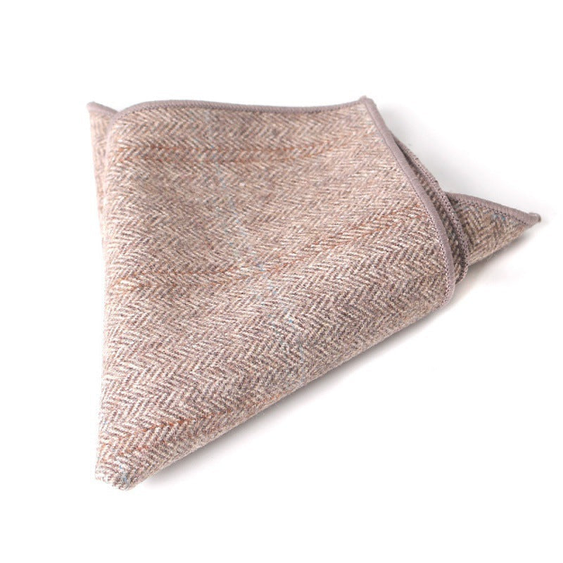 Ty's heritage-handkerchief-collection-pocket-square-perfection Sand 