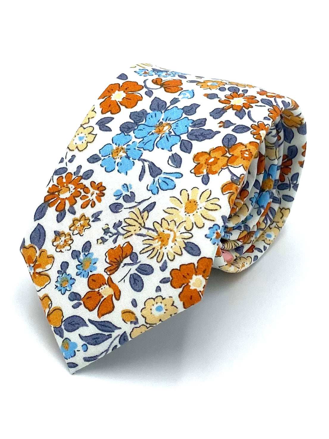 Ty's Pensecola Tie - Coastal Charm and Refined Elegance Cotton Tie