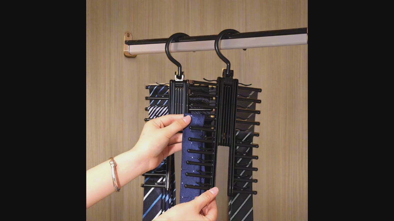 Tie Smart - Swivel Hook 20x Tie Holder
