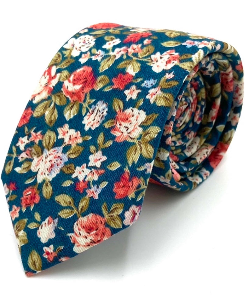 Ty's Tropics: Vibrant 100% Cotton Tie Cotton Tie