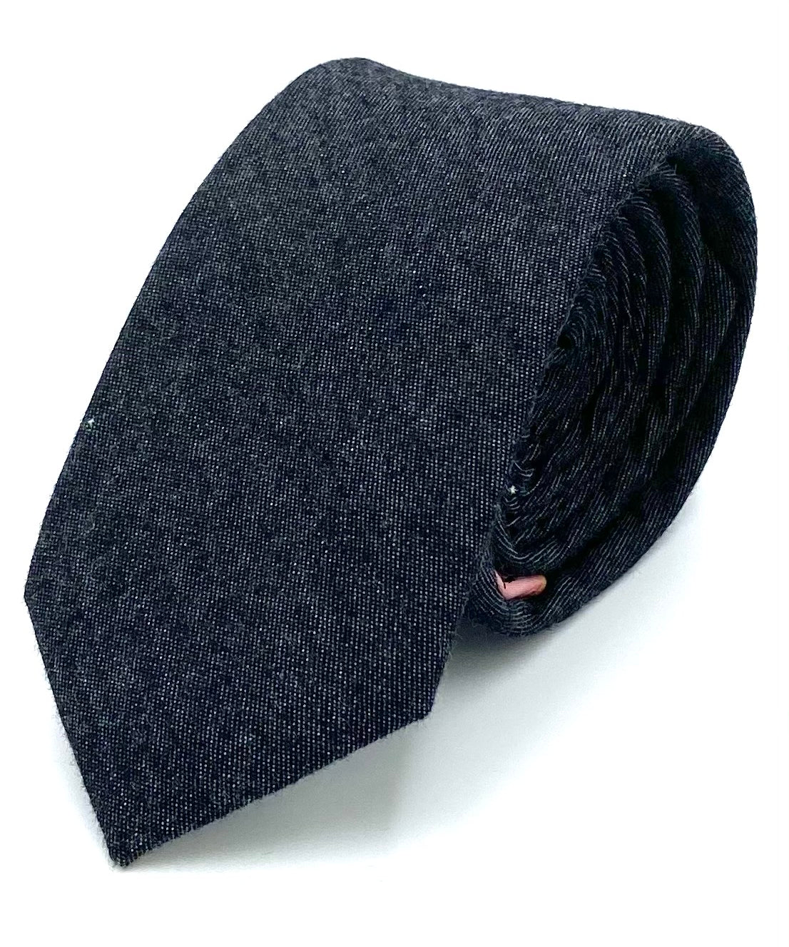 Ty's Sleek Charcoal Tie Cotton Tie