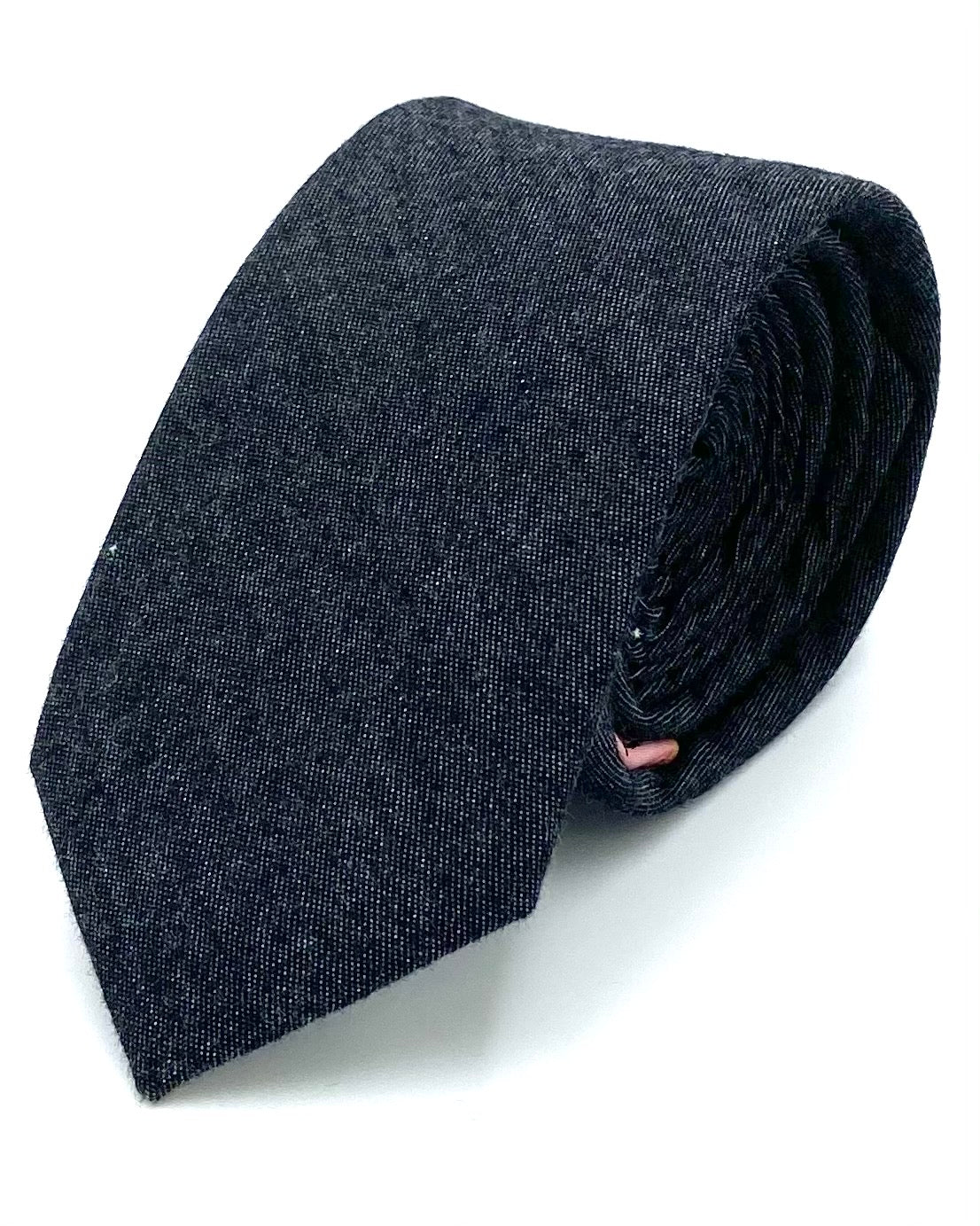 Ty's Sleek Charcoal Tie Cotton Tie
