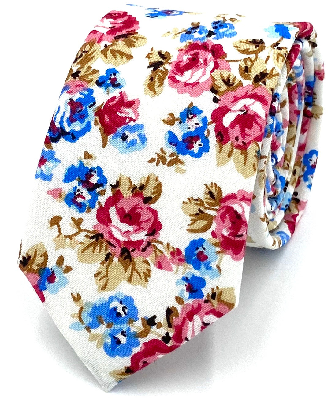 Ty's American Blossom - Patriotic Cotton Tie Cotton Tie