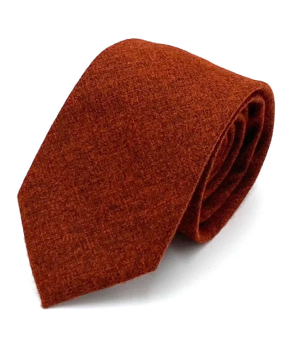 Ty's Orange Spice Tie Cotton Tie