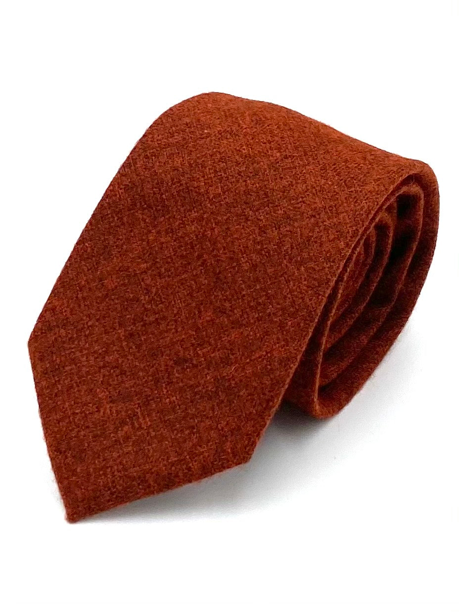 Ty's Orange Spice Tie Cotton Tie