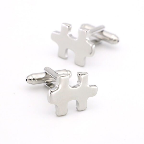 1613292005332 You're My Missing Piece Cufflinks