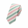 pink-mint-tie-white-background The Everyday Stripe Tie Collection